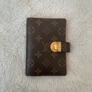 Louis Vuitton Monogram Denim Koala Binder Agenda Cover